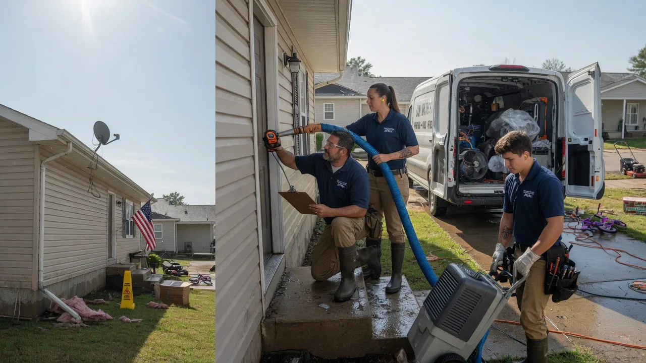 Ceiling Water Damage Restoration in Campaign, TN near me